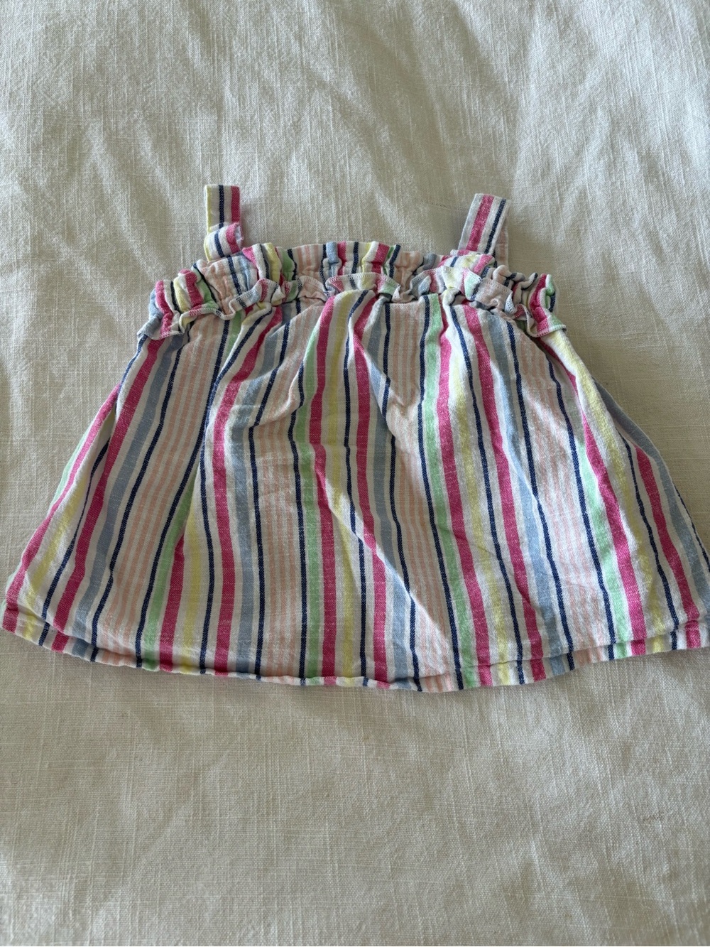 Wonder Nation Girls 2T Multicolor Striped Sleeveless Tank Top